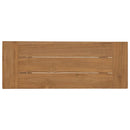 bænk 110 cm massivt teaktræ