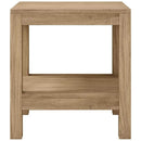 badeværelsesbord 45x35x45 cm massivt teaktræ