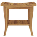 badeværelsesbord 50x35x45 cm massivt teaktræ