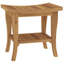 badeværelsesbord 50x35x45 cm massivt teaktræ