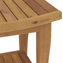 badeværelsesbord 50x35x45 cm massivt teaktræ
