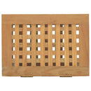 vasketøjskurv 35x25x60 cm massivt teaktræ