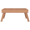 foldbar bakke 55x35x25 cm massivt teaktræ