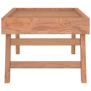 foldbar bakke 55x35x25 cm massivt teaktræ