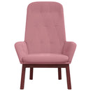 lænestol fløjl pink