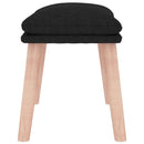 fodskammel 45x29,5x35 cm stof sort