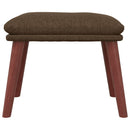 fodskammel 45x29,5x35 cm stof brun
