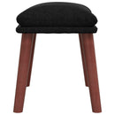 fodskammel 45x29,5x35 cm stof sort