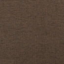 fodskammel 45x29,5x35 cm stof og kunstlæder brun