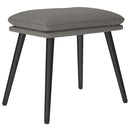 fodskammel 45x29,5x35 cm stof lysegrå
