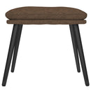 fodskammel 45x29,5x35 cm stof brun