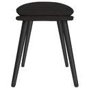 fodskammel 45x29,5x35 cm stof sort