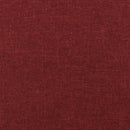 fodskammel 45x29,5x35 cm stof vinrød