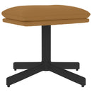 fodskammel 60x60x36 cm fløjl brun
