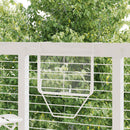 altanbord 60x40 cm stål hvid