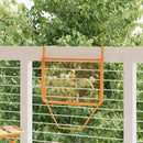 altanbord 60x40 cm stål gul