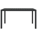 spisebordssæt til haven 7 dele med hynder polyrattan grå