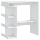 barbord m. stativ 100x50x101,5 cm konstrueret træ hvid