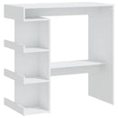 barbord m. stativ 100x50x101,5 cm konstrueret træ hvid