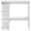 barbord m. stativ 100x50x101,5 cm konstrueret træ hvid