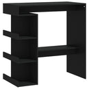 barbord m. stativ 100x50x101,5 cm konstrueret træ sort