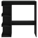 barbord m. stativ 100x50x101,5 cm konstrueret træ sort