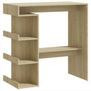 barbord m. stativ 100x50x101,5 cm konstrueret træ sonoma-eg