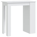 barbord m. stativ 102x50x103,5 cm konstrueret træ hvid