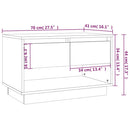 tv-bord 70x41x44 cm konstrueret træ betongrå