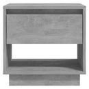 sengeborde 2 stk. 45x34x44 cm konstrueret træ betongrå