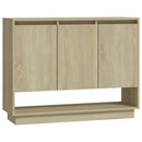 skænk 97x31x75 cm konstrueret træ sonoma-eg