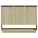 skænk 97x31x75 cm konstrueret træ sonoma-eg