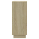 skænk 97x31x75 cm konstrueret træ sonoma-eg