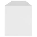 tv-bord 120x30x40,5 cm konstrueret træ hvid