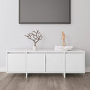 tv-bord 120x30x40,5 cm konstrueret træ hvid