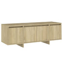 tv-bord 120x30x40,5 cm konstrueret træ sonoma-eg