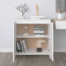 skænk 70x41x75 cm konstrueret træ hvid