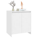 skænk 70x41x75 cm konstrueret træ hvid