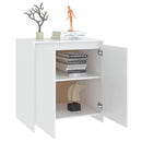 skænk 70x41x75 cm konstrueret træ hvid