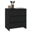 skænk 70x41x75 cm konstrueret træ sort