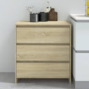 skænk 70x41x75 cm konstrueret træ sonoma-eg