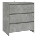 skænk 70x41x75 cm konstrueret træ betongrå