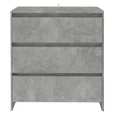 skænk 70x41x75 cm konstrueret træ betongrå