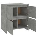 skænk 70x41x75 cm konstrueret træ betongrå