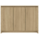 skænk 102x33x75 cm konstrueret træ sonoma-eg