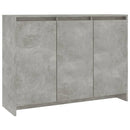 skænk 102x33x75 cm konstrueret træ betongrå