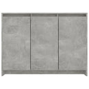 skænk 102x33x75 cm konstrueret træ betongrå