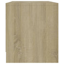 tv-bord 90x35x40 cm konstrueret træ sonoma-eg