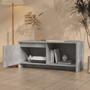 tv-bord 90x35x40 cm konstrueret træ betongrå