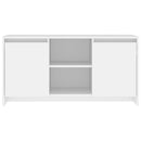 tv-bord 102x37,5x52,5 cm konstrueret træ hvid